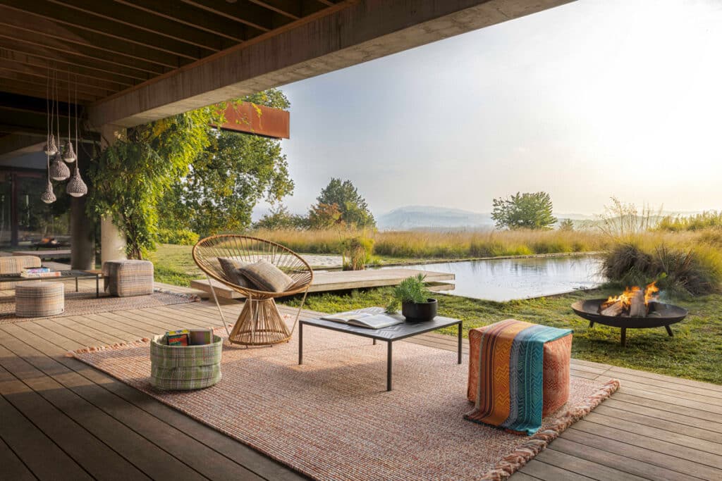 My Chic Résidence - mobilier outdoor jardin avec mobilier coloré
