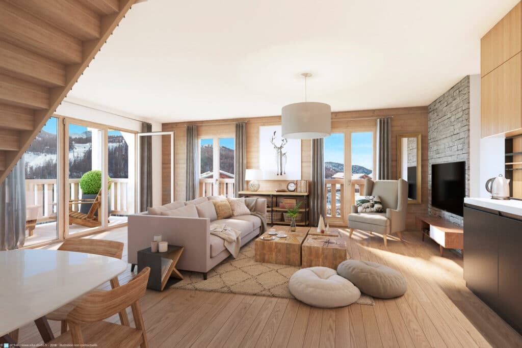 My Chic Résidence - Daddy Pool salon chalet