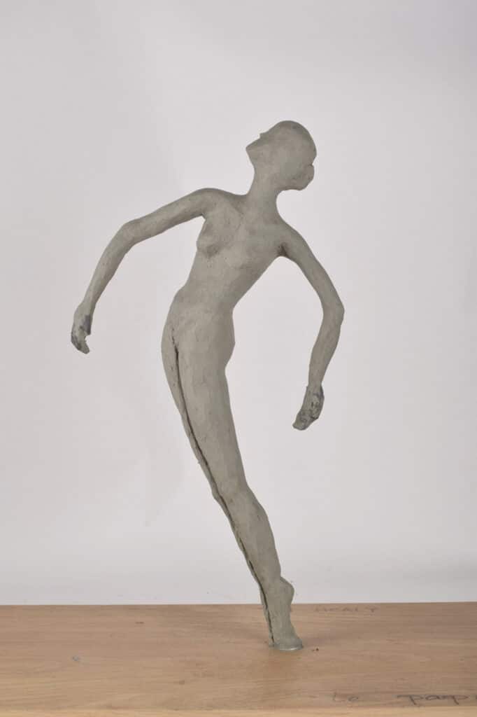 My Chic Résidence - Isabelle Healy sculpture en bronze blanche le papillon