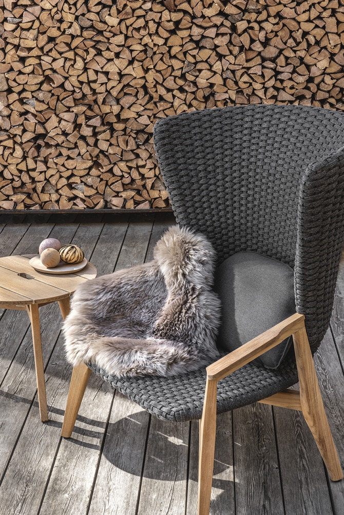 My Chic Résidence - La décoration montagnarde fait de la résistance fauteuil exterieur