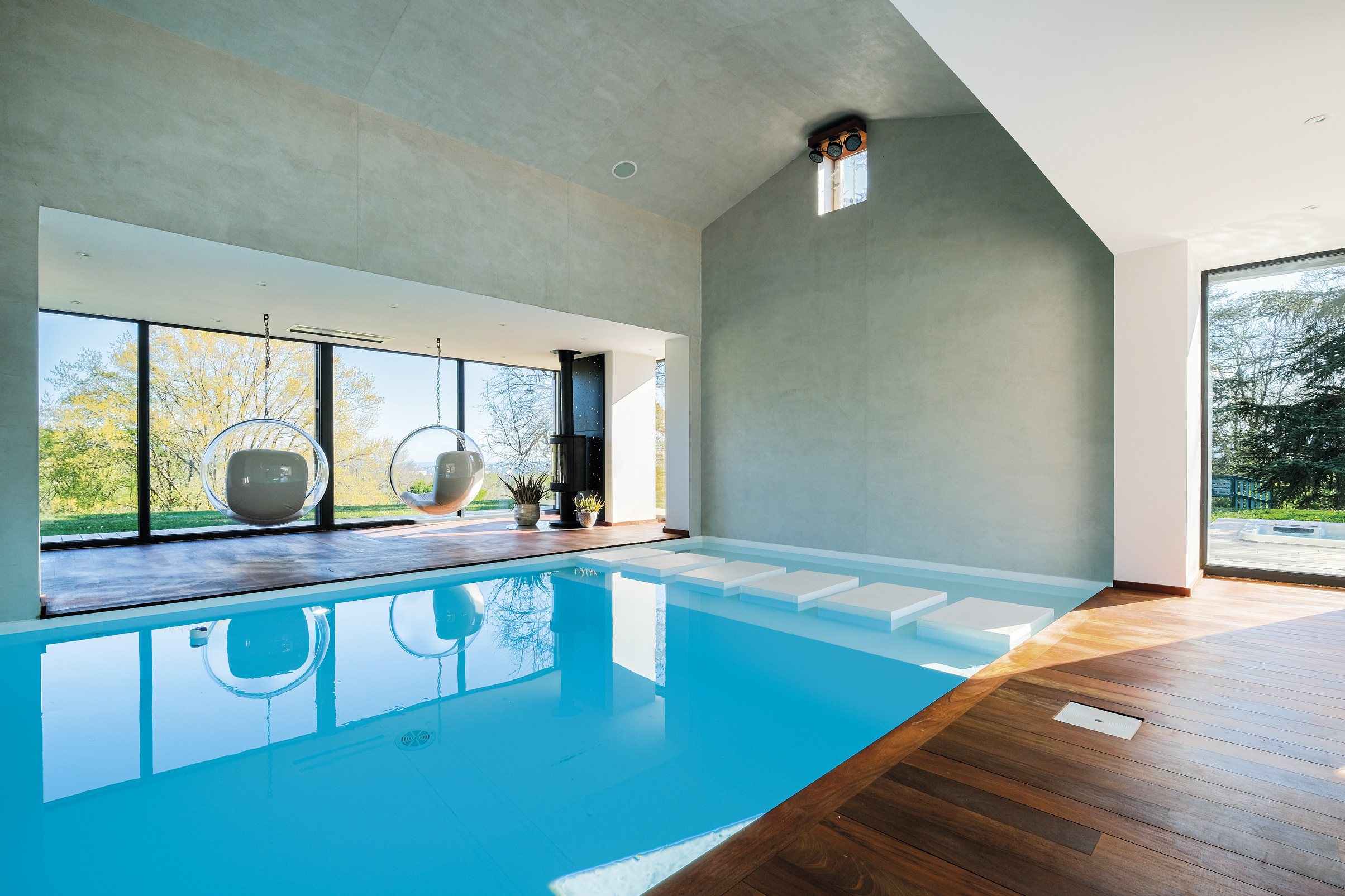 My Chic Résidence - Propriété d'exception Monts d'Or piscine intérieure