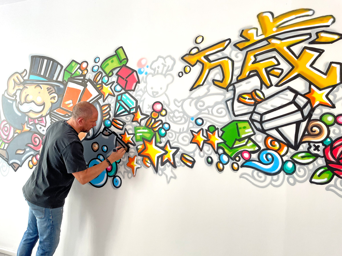 L'artiste Urbain Jaké